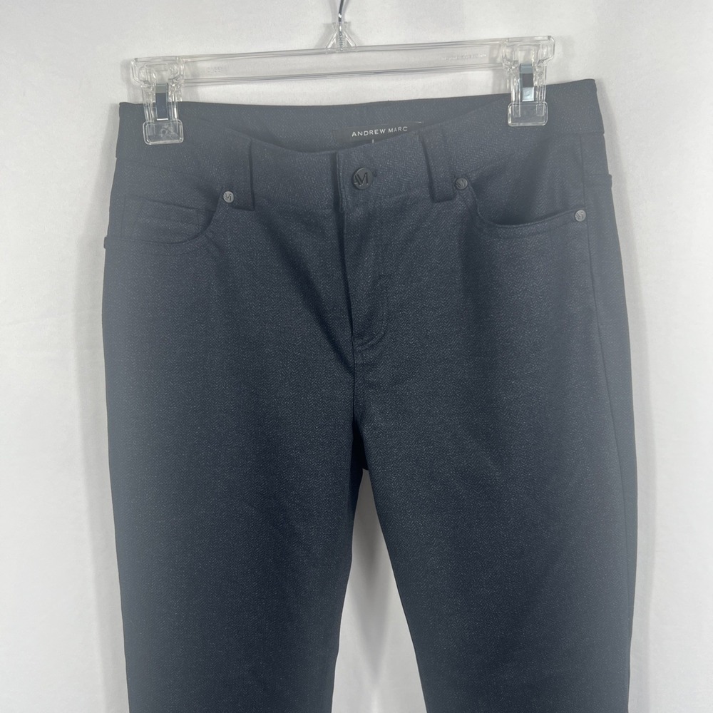 Andrew Marc Women's Navy Blue Pants Size 4 Stretchy New With Tags Washable - Picture 2 of 8